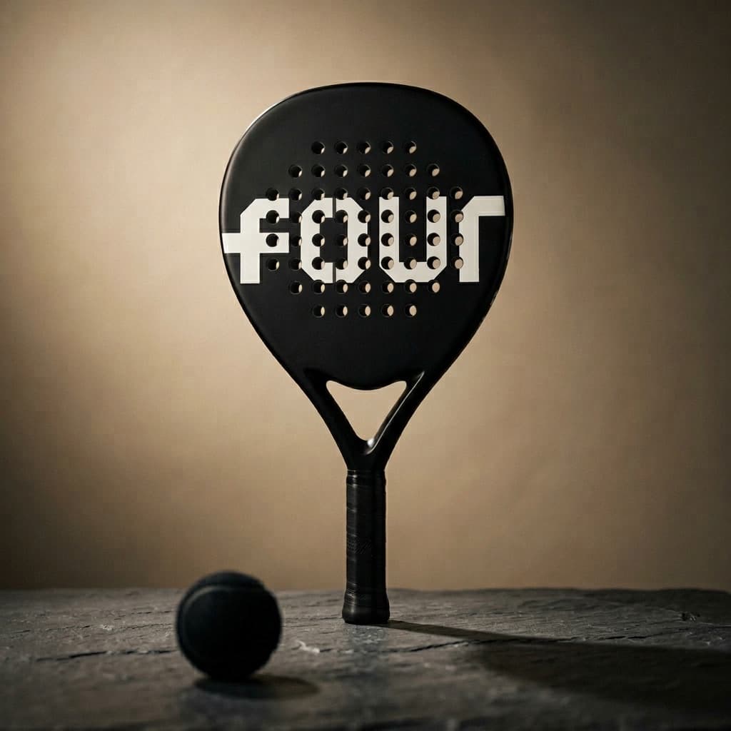 Custom padel rackets als toernooi prijs voor FOUR event