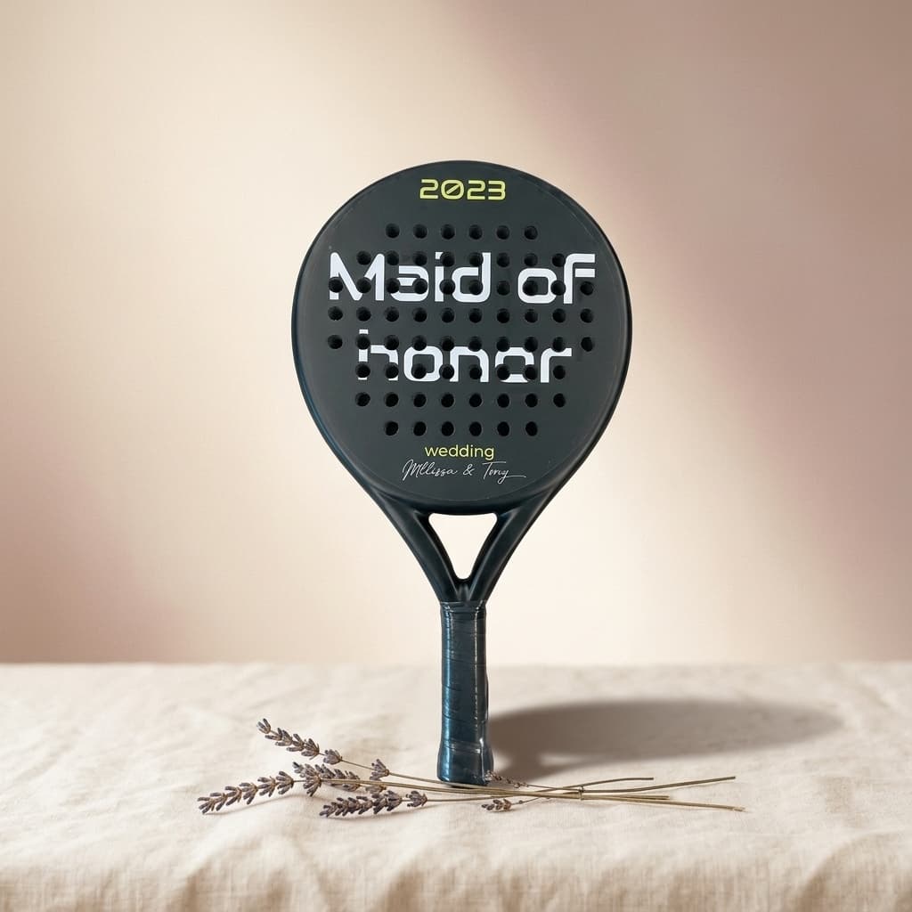Padel cadeau voor sinterklaas en kerst: gepersonaliseerd racket