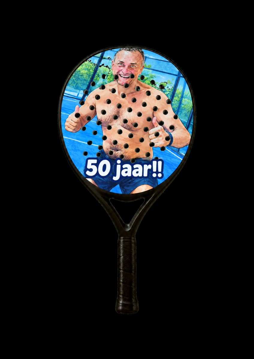 Custom padel racket: 50 jaar