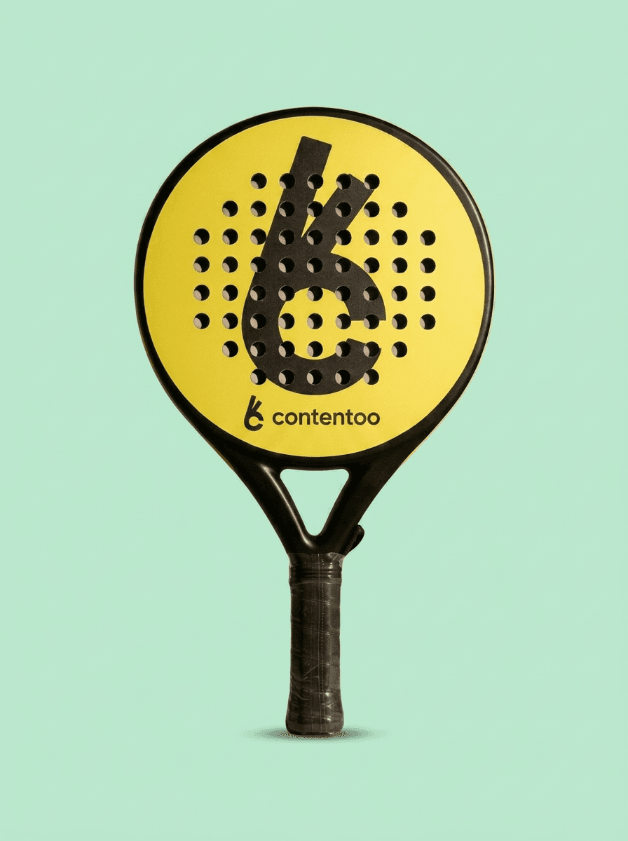 Custom padel racket voor Contentoo